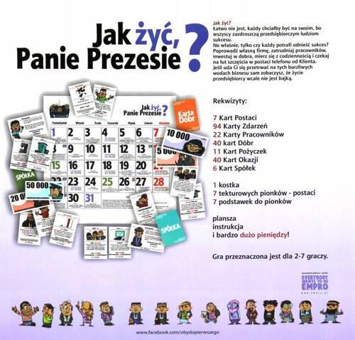 JAWA GRA PLANSZOWA JAK ŻYĆ PANIE PREZESIE? 00345