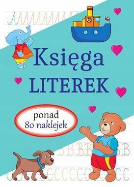 Książeczka Księga literek z naklejkami