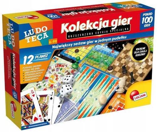 LISCIANI LUCOTECA KOLEKCJA GIER PONAD 100 GIER