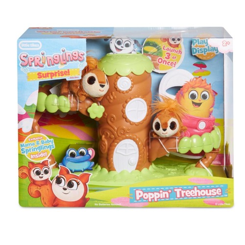 LITTLE TIKES SPRINGLINGS SURPRISE ZESTAW POPPIN TREEHO 649806