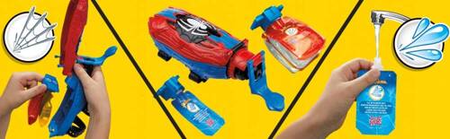 Marvel Real Webs Spider-man Wyrzutnia Pajęczej Sieci 2w1 Hasbro F8734