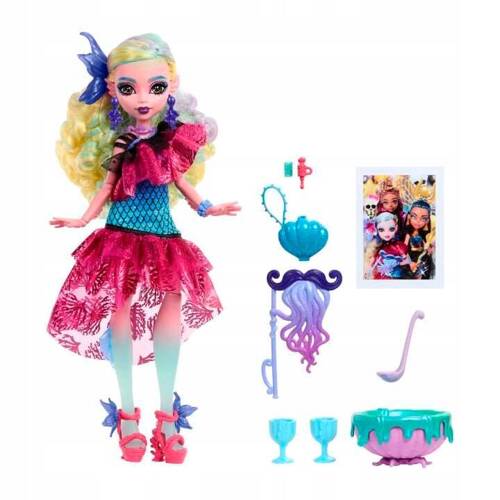 Monster High Monster Ball Lalka Lagoona Blue HNF71