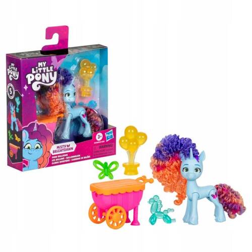 My Little Pony Karnawałowe Kreacje Kucyk Misty Brightdawn z wózkiem