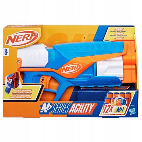 NERF N-Series Wyrzutnia Blaster Agility 12 strzałek N1 Hasbro F8629