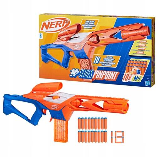 NERF N-Series Wyrzutnia Blaster Pinpoint 18 strzałek N1 Hasbro F8621