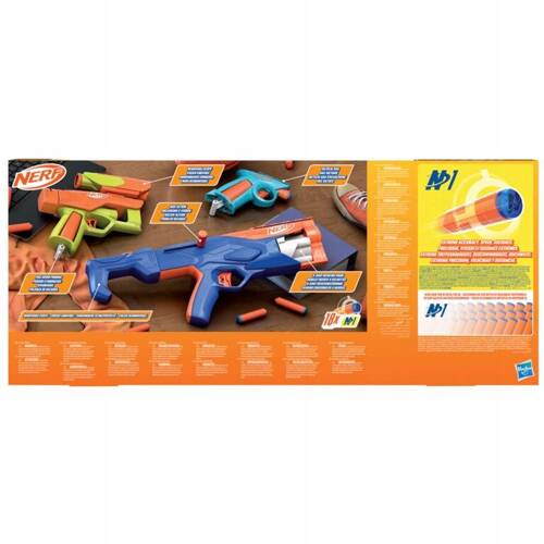 NERF N-Series Zestaw 3 blastery Gear Up Pack 18 strzałek N1 Hasbro F8633