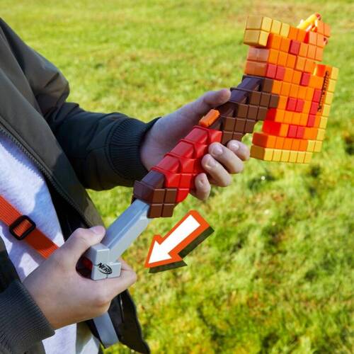 Nerf Minecraft Wyrzutnia Topór na strzałki Friebrand Hasbro F8953