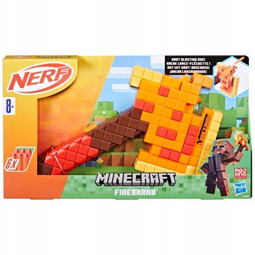 Nerf Minecraft Wyrzutnia Topór na strzałki Friebrand Hasbro F8953