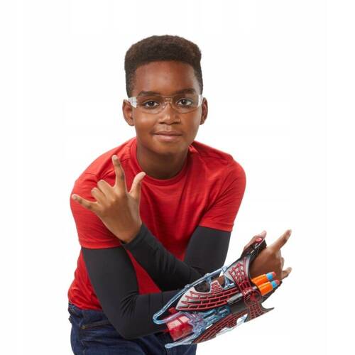 Nerf Spiderman Rękawica Wyrzutnia na strzałki Miles Morales Hasbro F3734