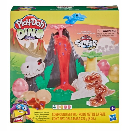 PLAY DOH SLIME DINO WYSPA DINOZAURÓW LAWA HASBRO F1500