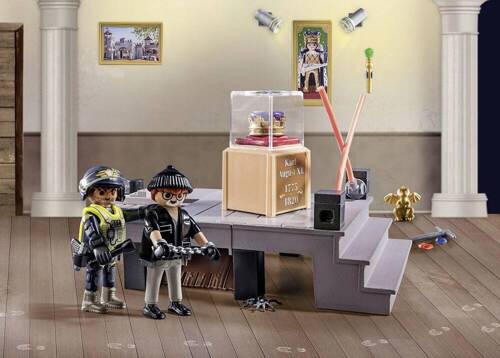 PLAYMOBIL KALENDARZ ADWENTOWY POLICJA KRADZIEŻ W MUZEUM