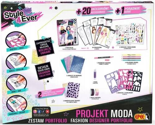 PROJEKT MODA ZESTAW KRATYWNY PORTFOLIO EPEE 94435