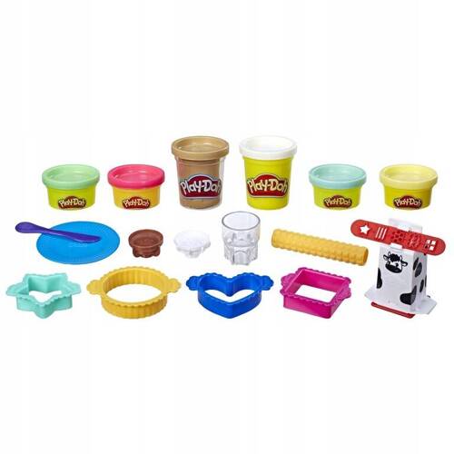 Play-Doh Ciastolina Zestaw Ciasteczka i Mleko Hasbro E5471