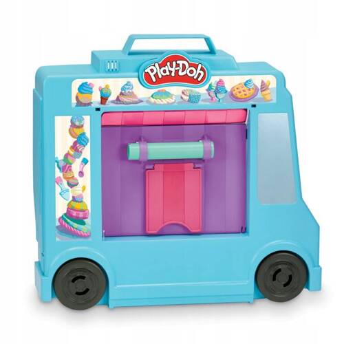 Play-Doh Ciastolina Zestaw Ciężarówka z lodami lodziarnia Hasbro F1390