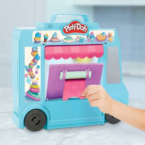 Play-Doh Ciastolina Zestaw Ciężarówka z lodami lodziarnia Hasbro F1390