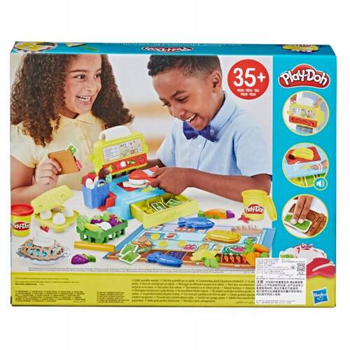 Play-Doh Ciastolina Zestaw Duży Supermarket z dźwiękiem Hasbro F3621