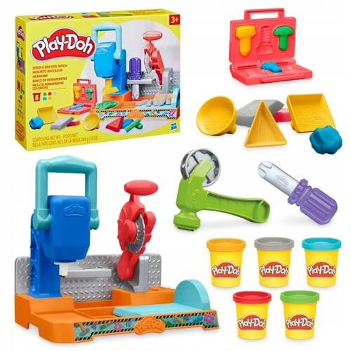 Play-Doh Ciastolina Zestaw Kolorowy Warsztat Hasbro F9141