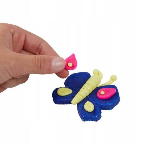 Play-Doh Ciastolina Zestaw Magiczny Blask 15 tub błysk brokat Hasbro F3612