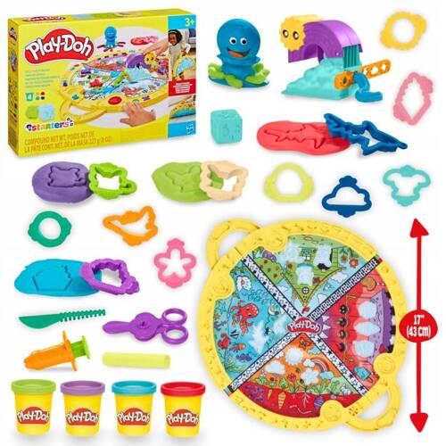 Play-Doh Ciastolina Zestaw Starters Mata do Zabawy Hasbro F9143