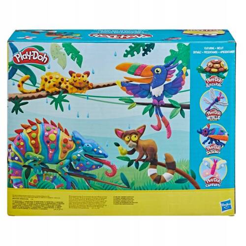 Play-Doh Ciastolina Zestaw WOW 100 Tub brokat metalik konfetti Hasbro F4636