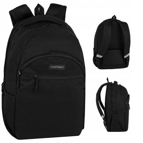 Plecak Szkolny Młodzieżowy Miejski Bang Black czarny Coolpack F139877