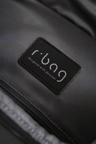 R-Bag Barel Plecak miejski na laptopa 13-15,6" z USB Black Z401