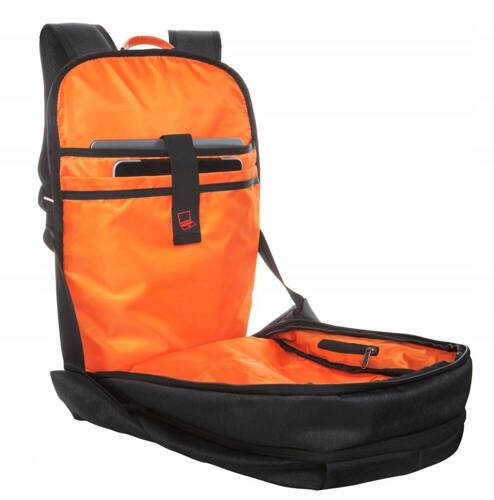 R-Bag Kick Plecak miejski na laptopa 13-15,6" z USB Black Z091