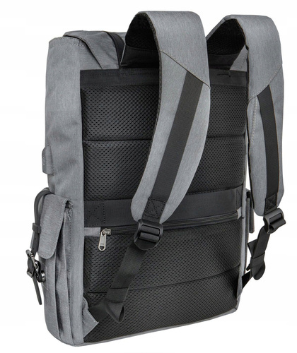 R-Bag Packer Plecak miejski na laptopa 13-15,6" z USB Grey Z012