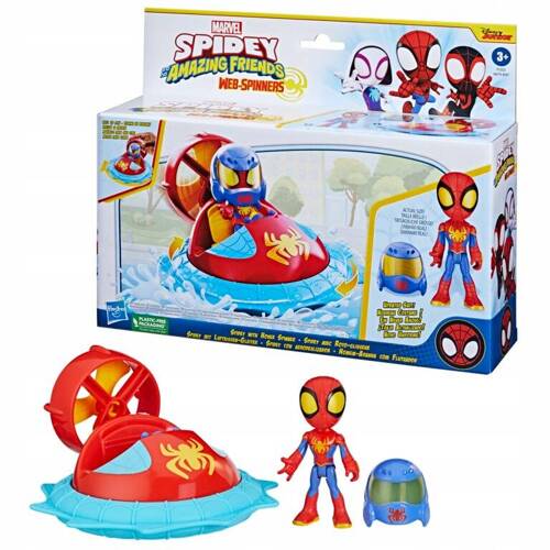 SPIDER-MAN SPIDEY HOVER SPINNER + SPIDEY HASBRO F7252