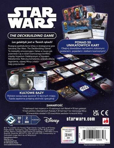 STAR WARS THE DECKBUILDING GAME PL REBEL 20658