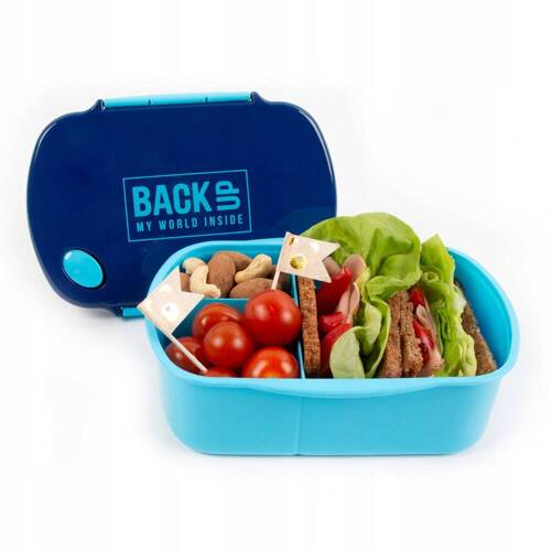 Śniadaniówka Lunch Box 3 przegródki Backup B33 Fiolet Derform SB6B33