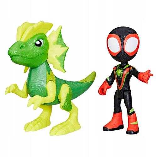 Spider-Man Spidey Dino-Webs Zestaw figurek Miles i Electrosaurus Hasbro