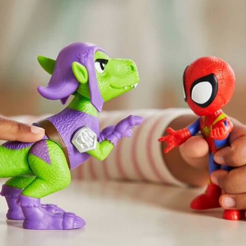 Spider-Man Spidey Dino-Webs Zestaw figurek Spidey i Goblin Raptor Hasbro