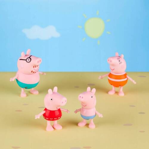 Świnka Peppa Wakacyjny Plażowy Kamper + 4 figurki Hasbro F3632