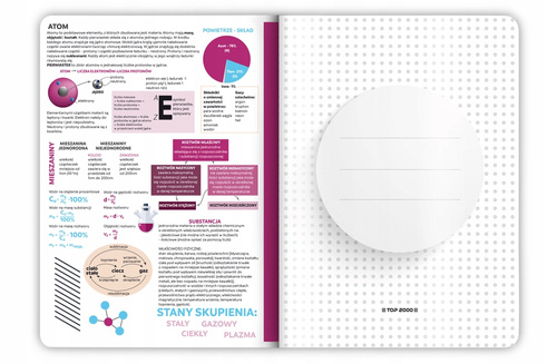 TOP 2000 ZESZYT A5 60K KRATKA CHEMIA ZE ŚCIĄGĄ