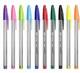 BIC Długopis Cristal Multi Colour mix Pouch 10szt