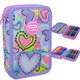 Coolpack Jumper 2 Piórnik podwójny z wyposażeniem Pastel Heart F066832