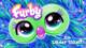 Hasbro FURBY Galaxy Interaktywna Maskotka Zorza świeci w ciemności PL F8901