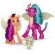 My Little Pony Magia Smoczego Światła 3 figurki świecą fluo Hasbro F8702