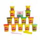 Play-Doh Ciastolina Zestaw Magiczny Blask 15 tub błysk brokat Hasbro F3612