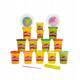 Play-Doh Ciastolina Zestaw Magiczny Blask 15 tub błysk brokat Hasbro F3612