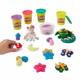 Play-Doh Ciastolina Zestaw Magiczny Blask 15 tub błysk brokat Hasbro F3612