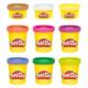 Play-Doh Ciastolina Zestaw Tubek 9 kolorów Hasbro F7966